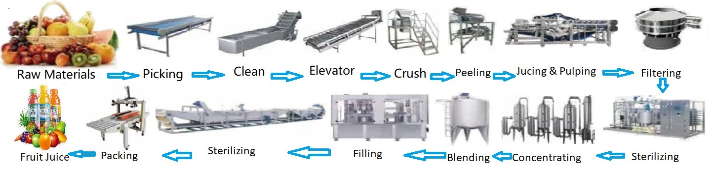 Fruit & Vegetable Juice Processing Line